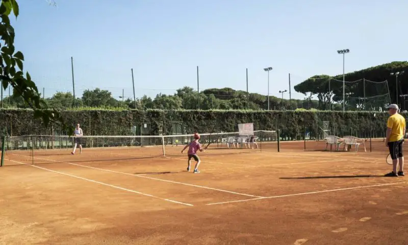 campi da tennis del fabulous camping village roma