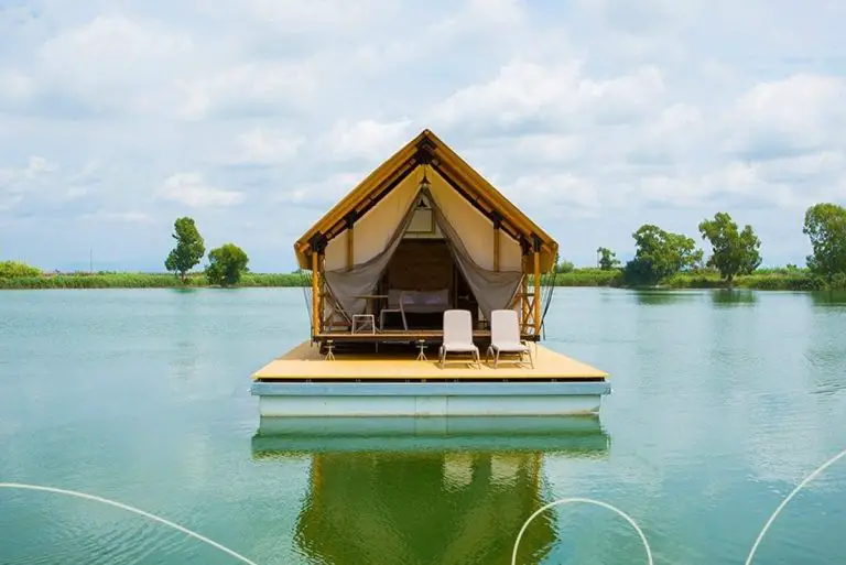 alloggio galleggiante glamping Nabi Laghi Campania